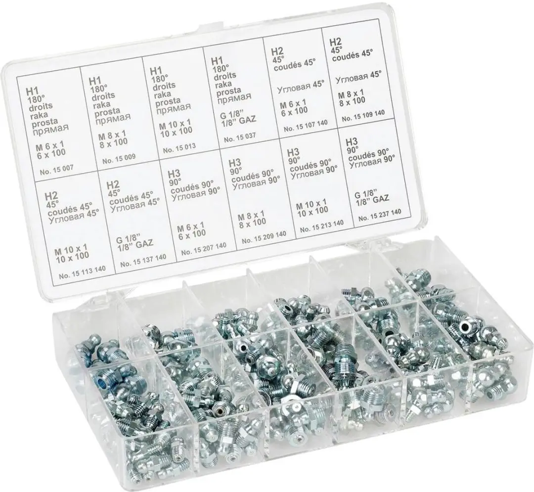 Pressol Smeernippel-assortiment 140 Stuks
