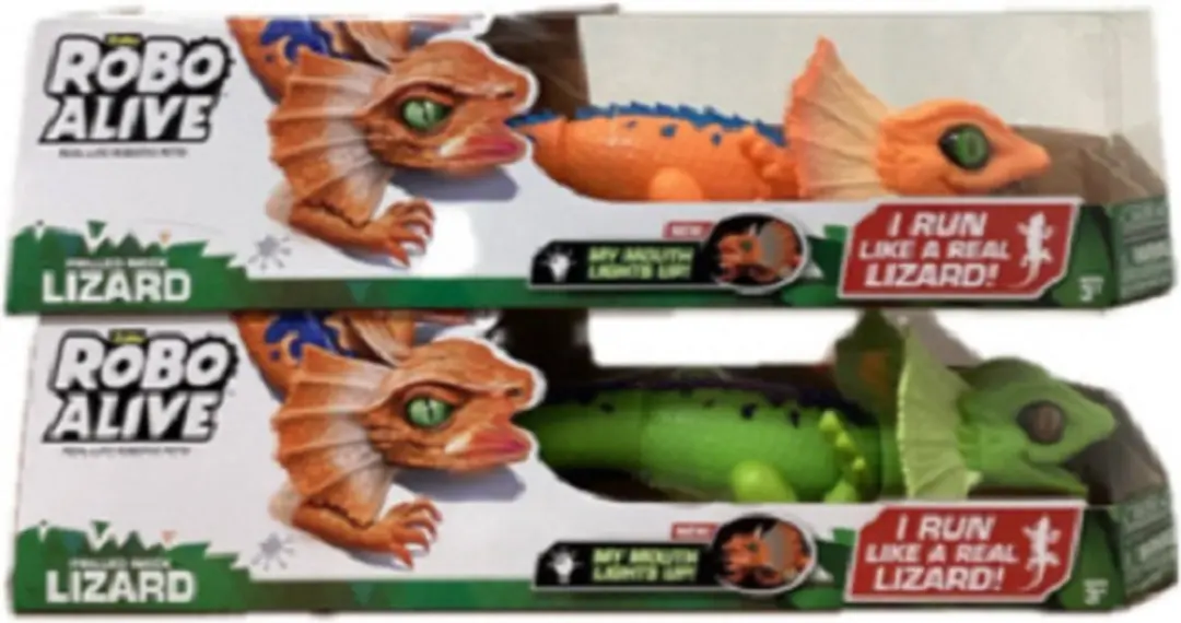 ZURU Robo Alive Hagedis - Rood