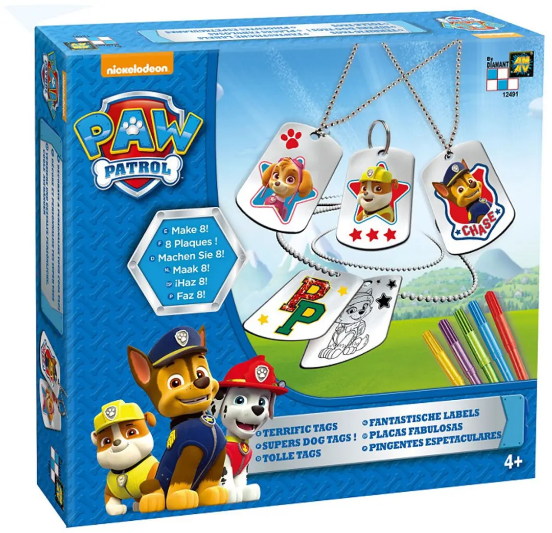 PAW Patrol Hondenlabels Multikleur