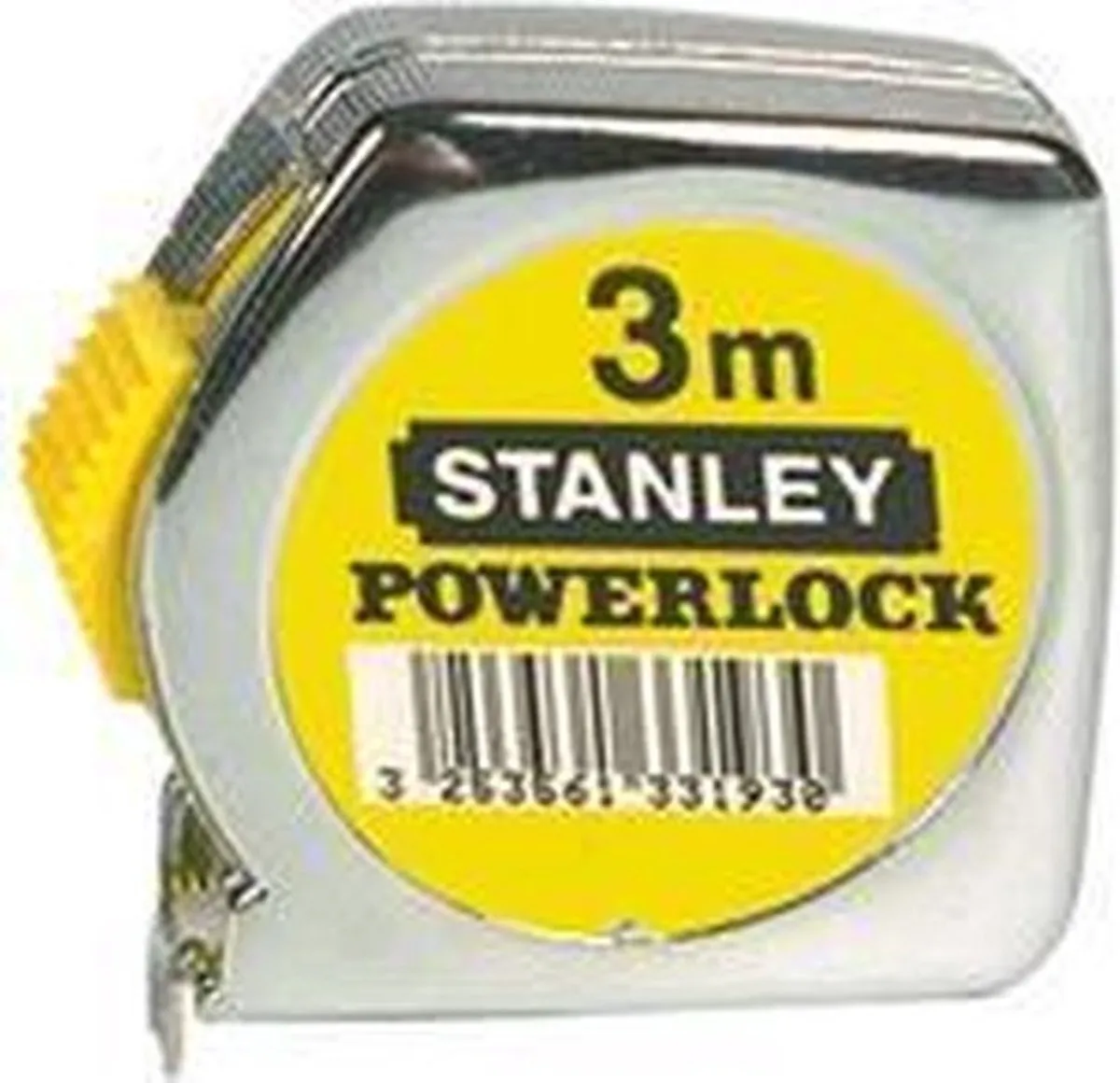 Stanley Rolbandmaat Powerlock 3m - 12.7mm Metaal