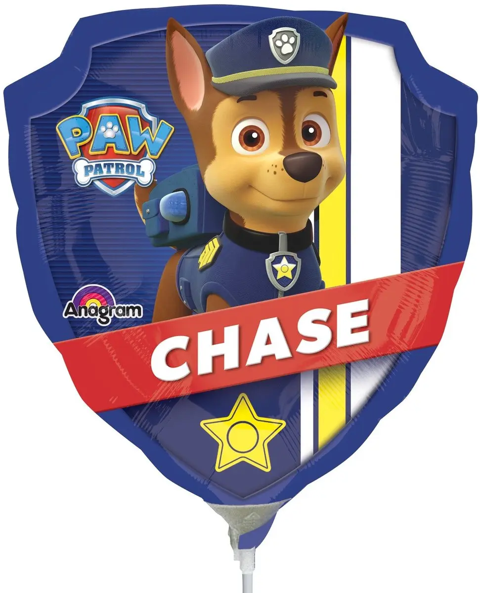 PAW Patrol Chase Mini Ballon Folie 28cm - Multicolor