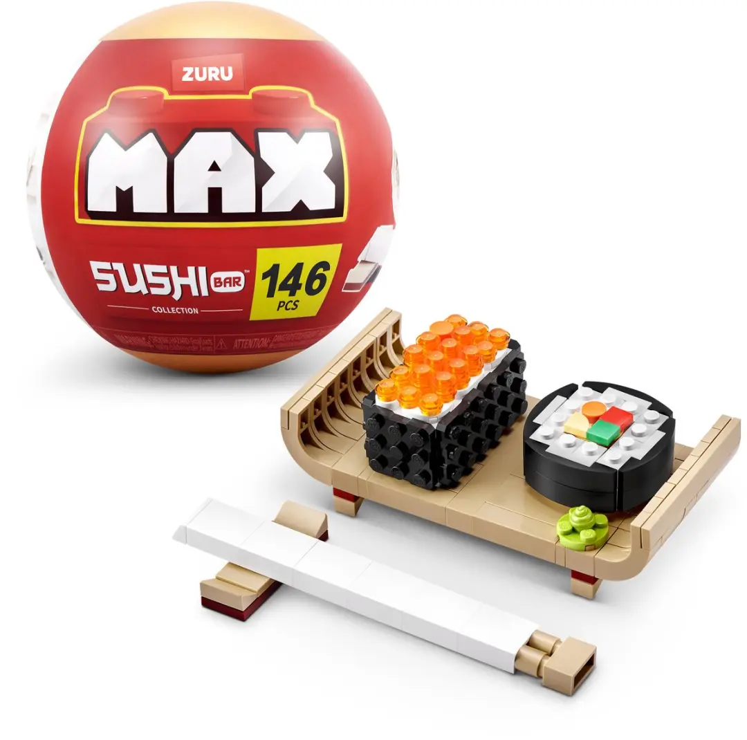 Zuru Max Bricks Sushi Bouwset - 2 Stuks - Meerkleurig