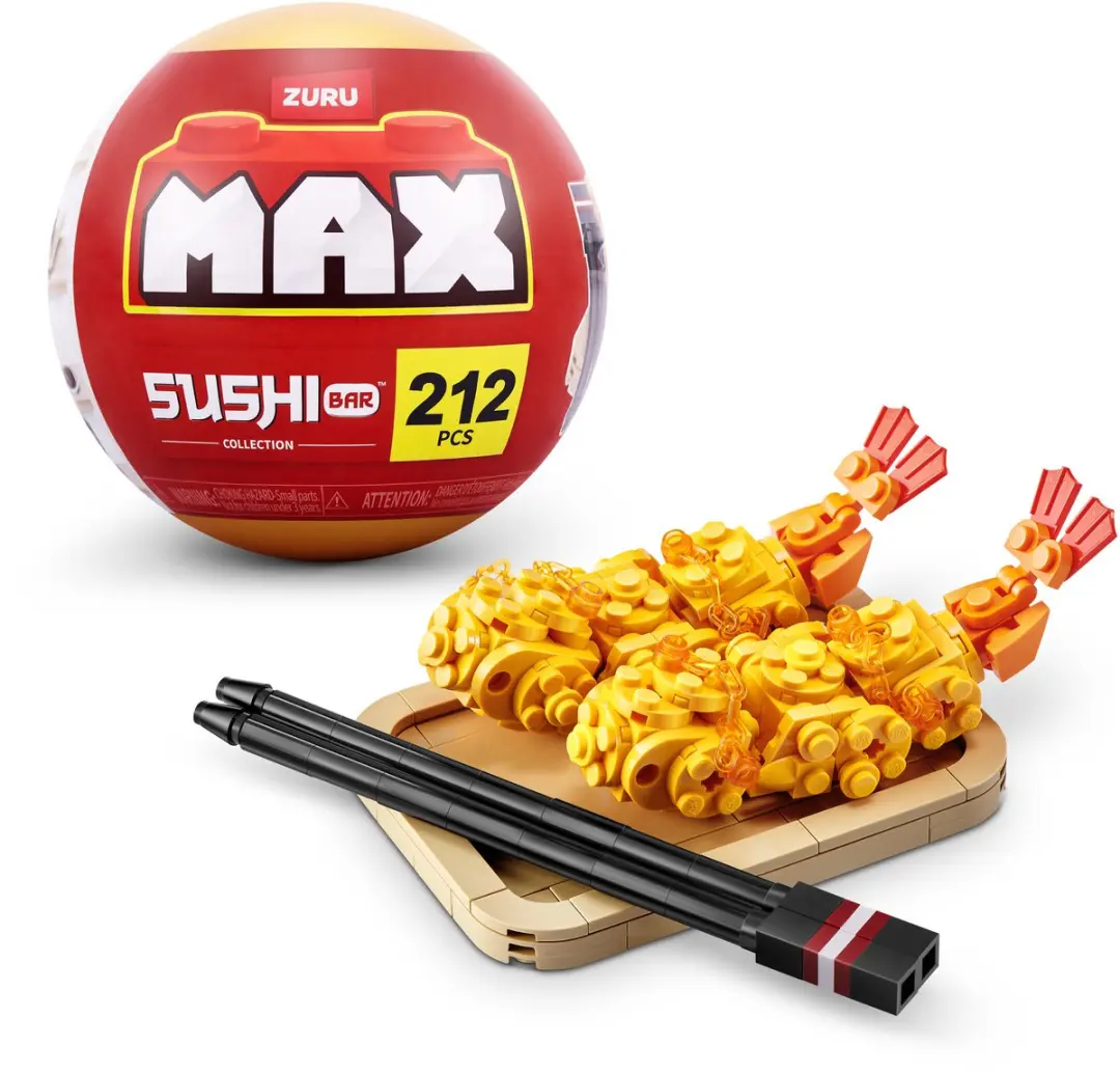 Zuru Max Bricks Sushi Bouwset - 2 Stuks - Meerkleurig