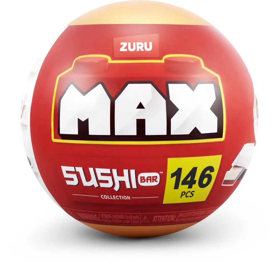 Zuru Max Bricks Sushi Bouwset - 2 Stuks - Meerkleurig - afbeelding 6 van 6