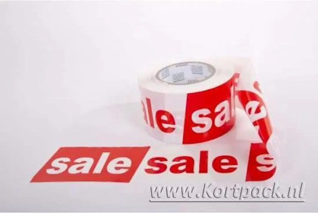 Kortpack Afzetlint Sale 75mm x 75m