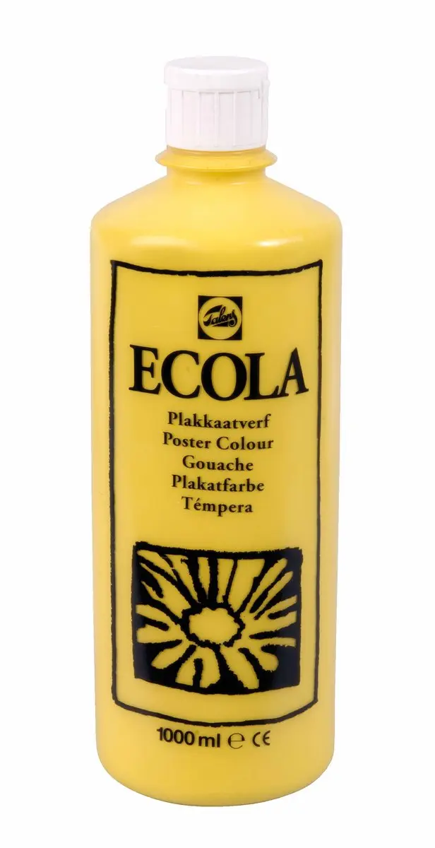 Talens Ecola Plakkaatverf Geel 1000ml