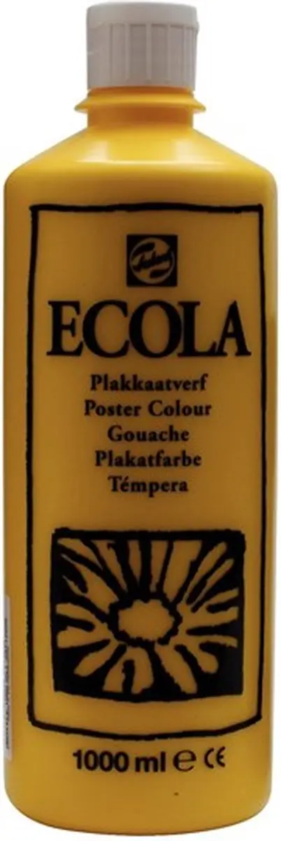 Talens Ecola Plakkaatverf Geel 1000ml