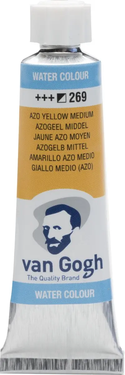Van Gogh Aquarelverf Azogeel Middel Geel 1ml