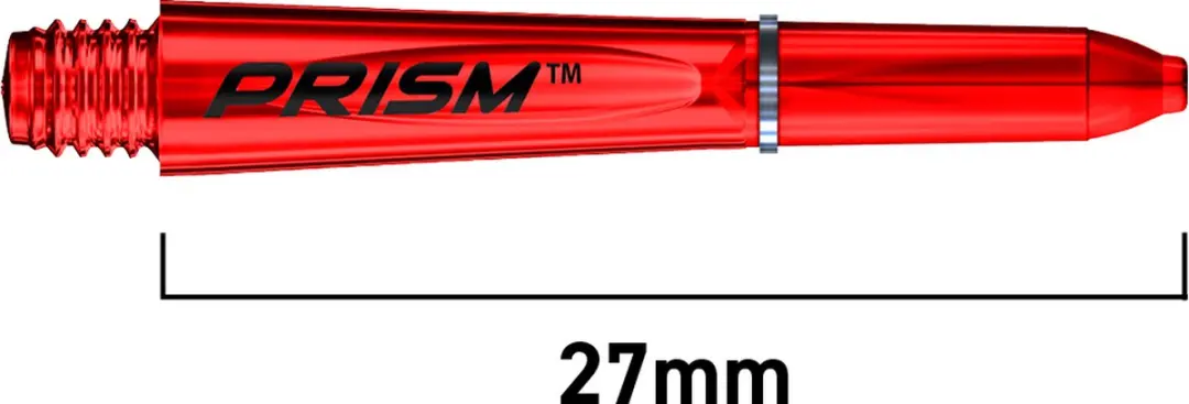Winmau Prism Shaft Red 7015-007 Dart Shafts - 3 Stuks