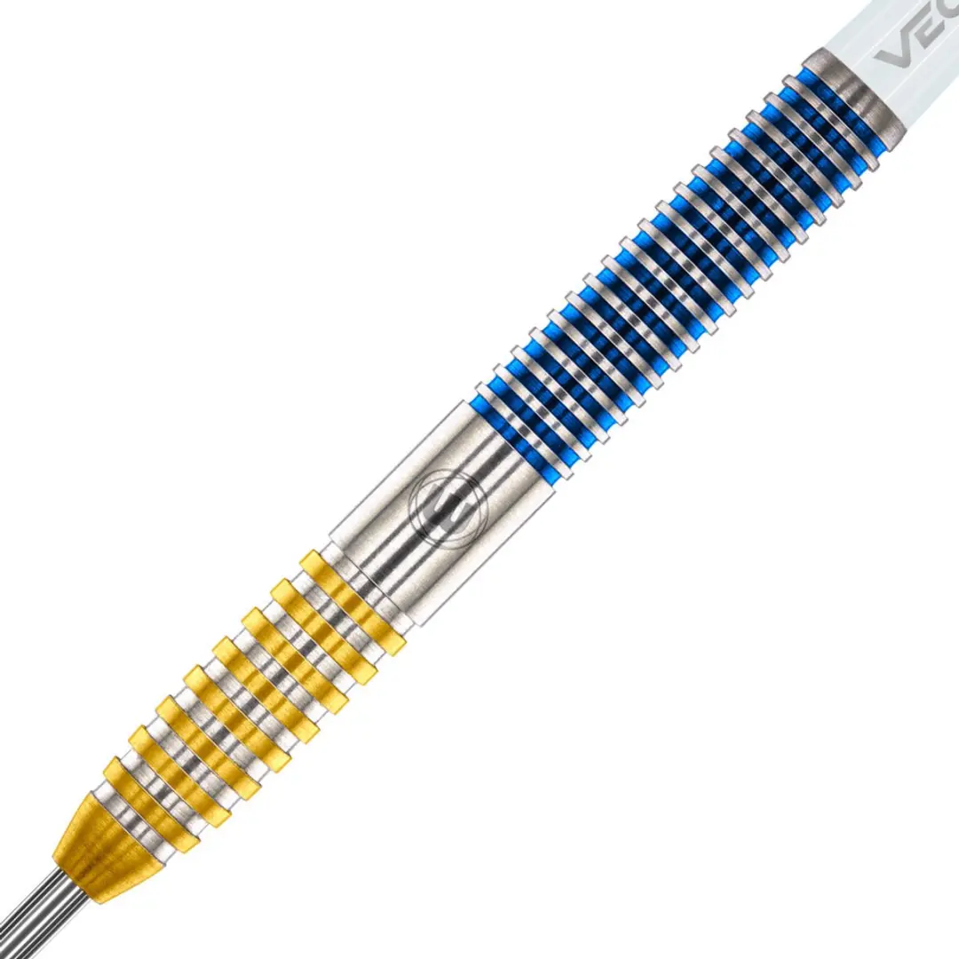 Winmau Daryl Gurney SC 1.0 Series Dartpijlen - 3 Stuks - Blauw/Goud/Zilver - afbeelding 6 van 6