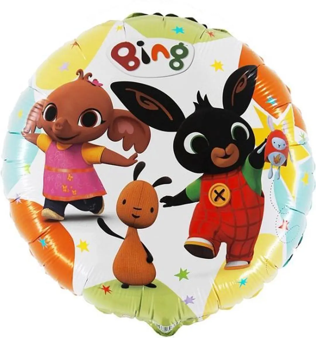 Grabo Folieballon Bing & vrienden 46cm - Meerdere kleuren
