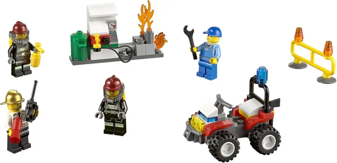 LEGO Brandweer Startset 92 Stukken - 4 Minifiguren