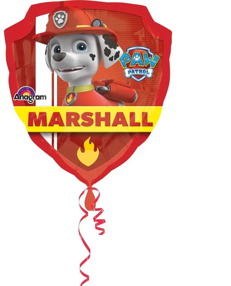 PAW Patrol Chase Ballon Folie 63cm - Blauw