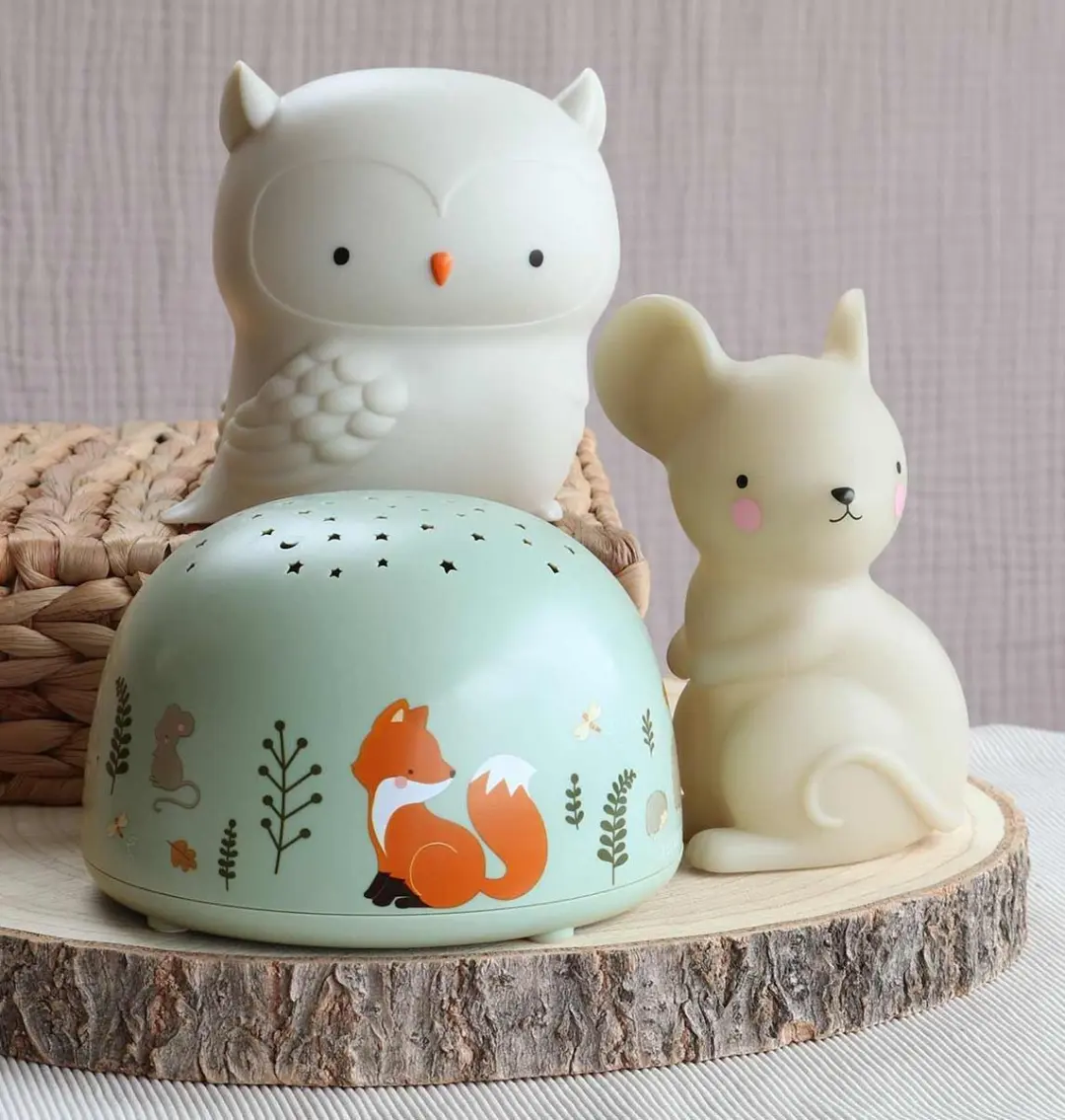 A Little Lovely Company Bosvriendjes Sterrenprojector - 3x AAA