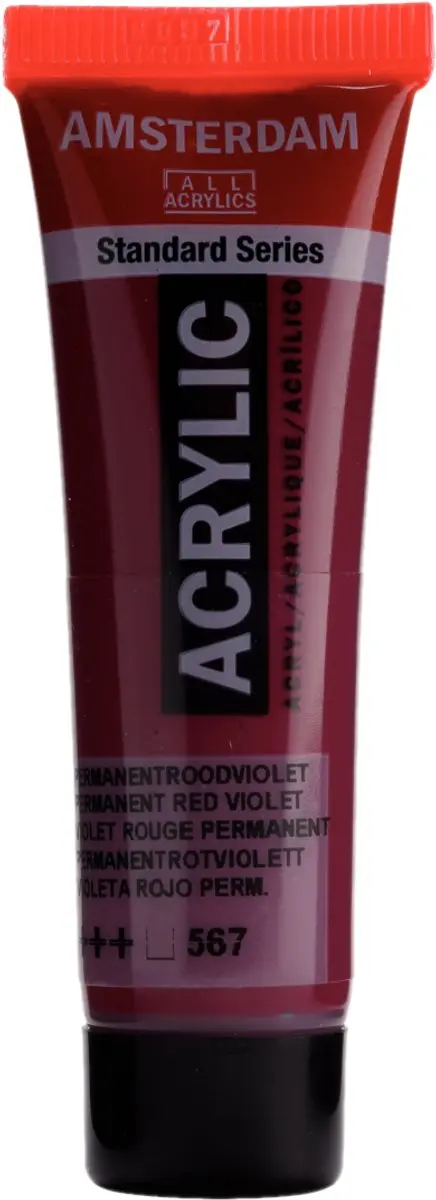 Royal Talens Amsterdam Acryl 567 Permanent Rood Violet 20ml