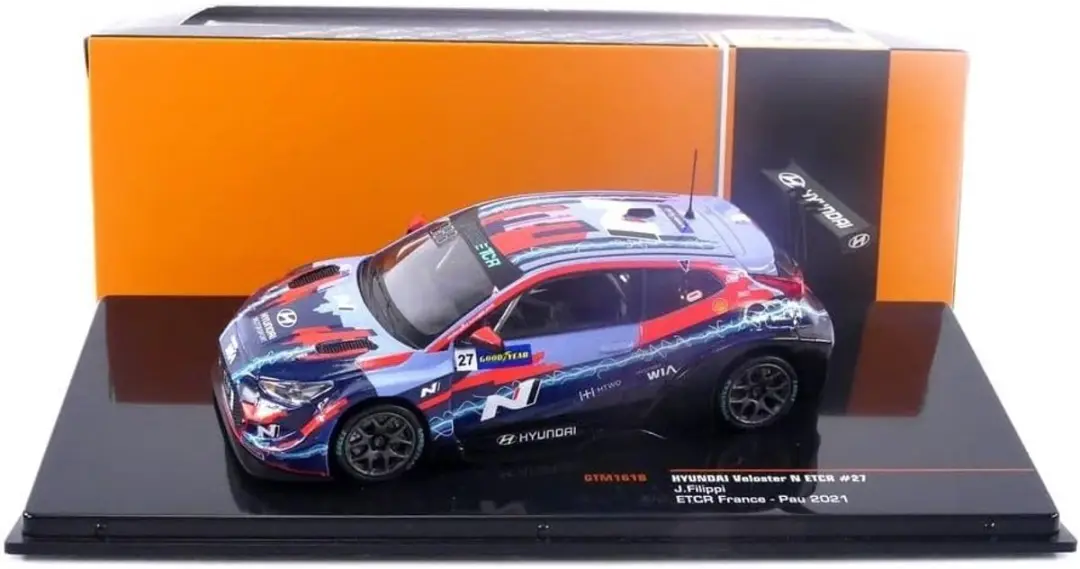 Hyundai Veloster N ETCR #27 IXO Models 1:43