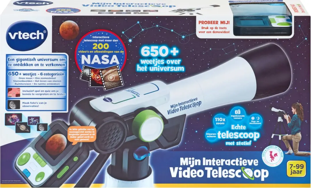VTech Mijn Interactieve Video Telescoop 580614523 - Multicolor