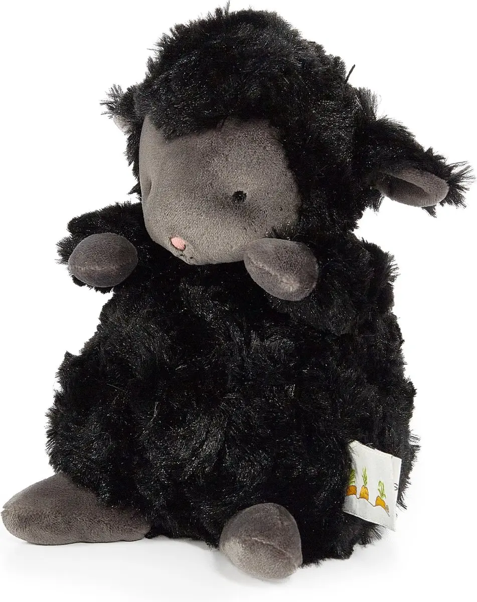 Bunnies By The Bay Kiddo Lammetje Knuffel 18cm - Zwart