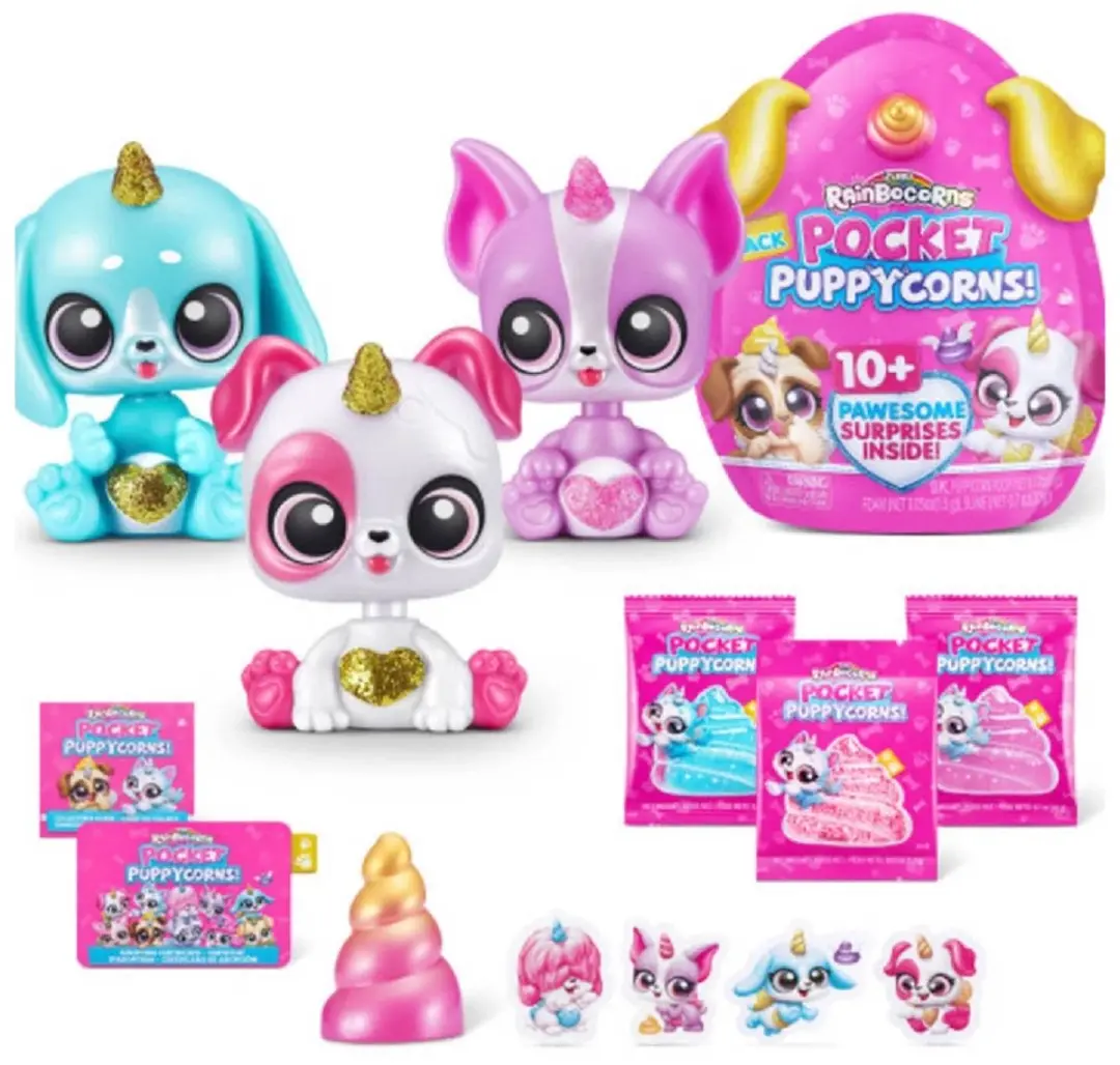 Zuru Rainbocorns Pocket Puppycorns - 3 Stuks - Divers