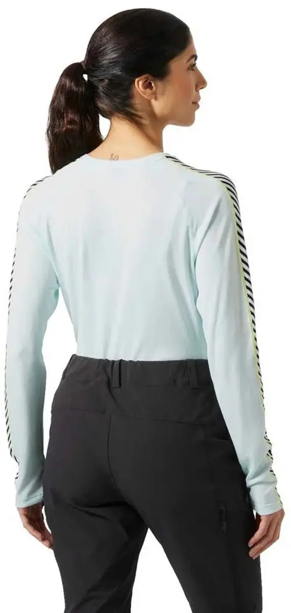 Helly Hansen Lifa Active Stripe Crew Basislaag - M - Grijs