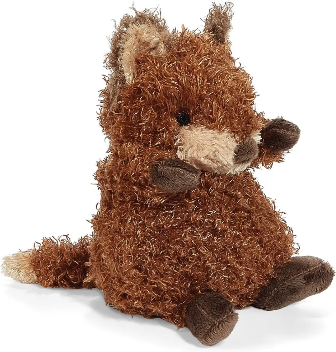 Bunnies By The Bay Foxy Vos Knuffel 18cm - Bruin