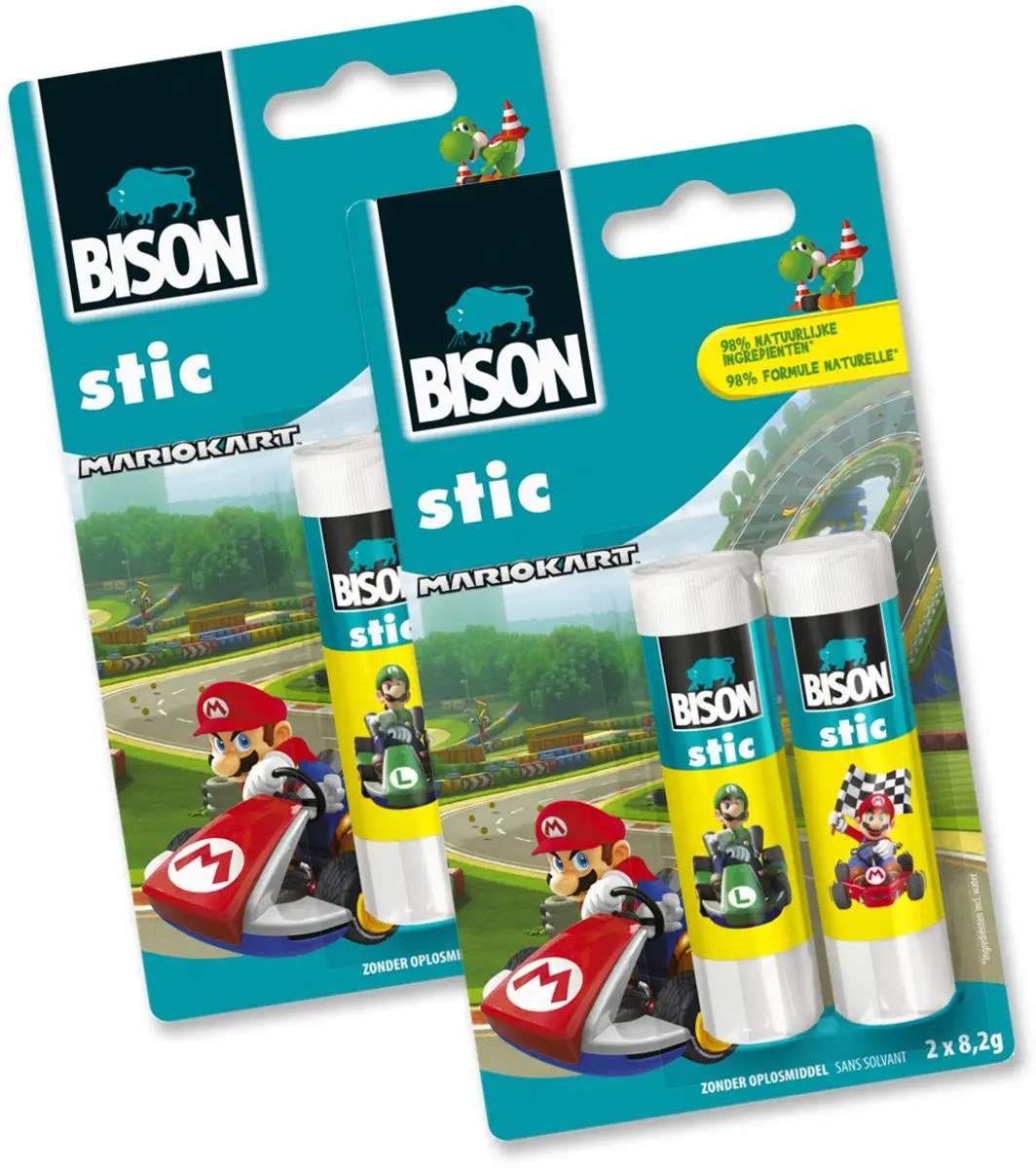 Bison Stic Mario Kart Exclusieve Editie Lijmstiften