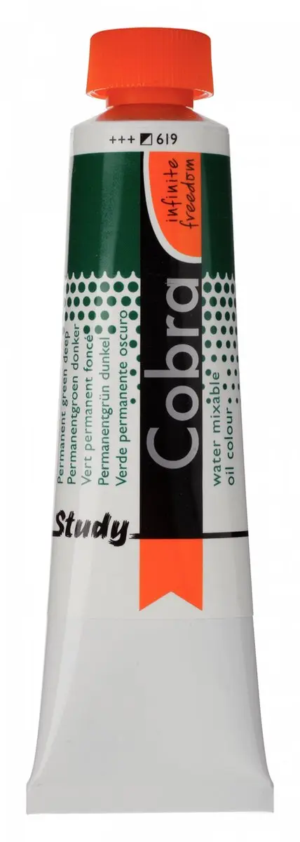 Cobra Study Olieverf 40ml Permanent Green Deep