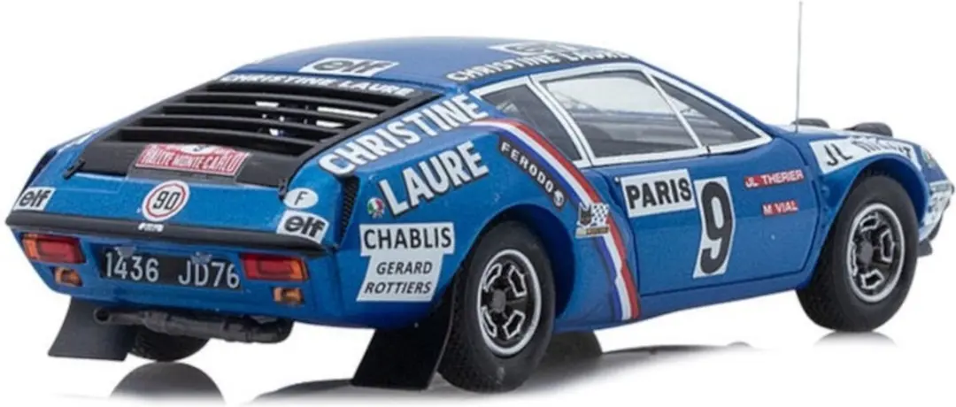 Alpine A310 #9 Monte Carlo Rally 1976 - 1:43 - Spark - Blauw
