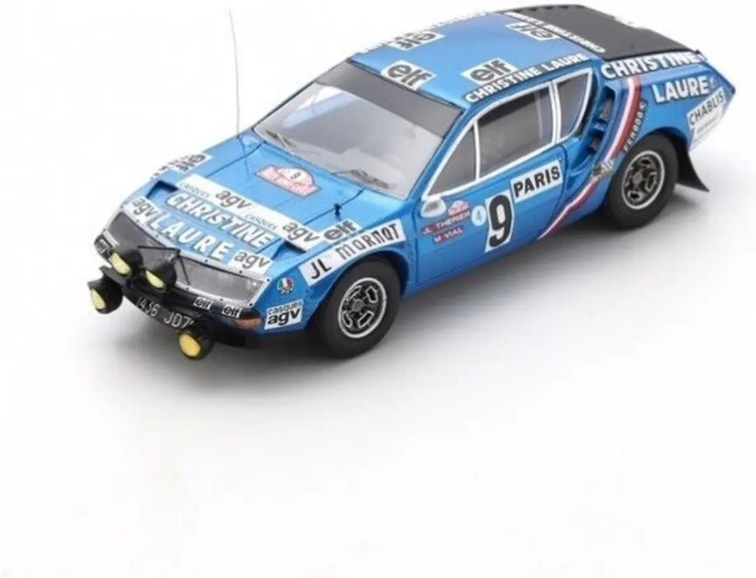 Alpine A310 #9 Monte Carlo Rally 1976 - 1:43 - Spark - Blauw