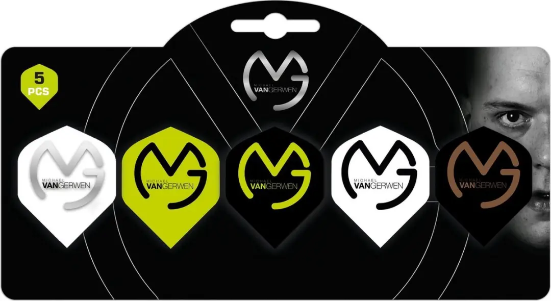XQMax Michael van Gerwen Dartpijlen 23g - Zwart - 3 Stuks