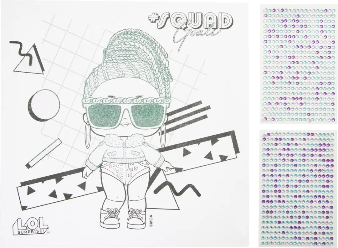 LOL Surprise! Kleur Je Eigen Glitter Canvas