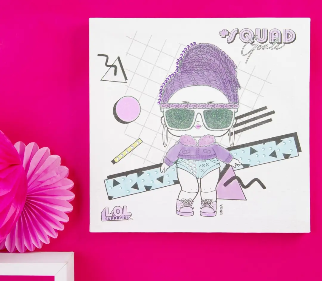 LOL Surprise! Kleur Je Eigen Glitter Canvas
