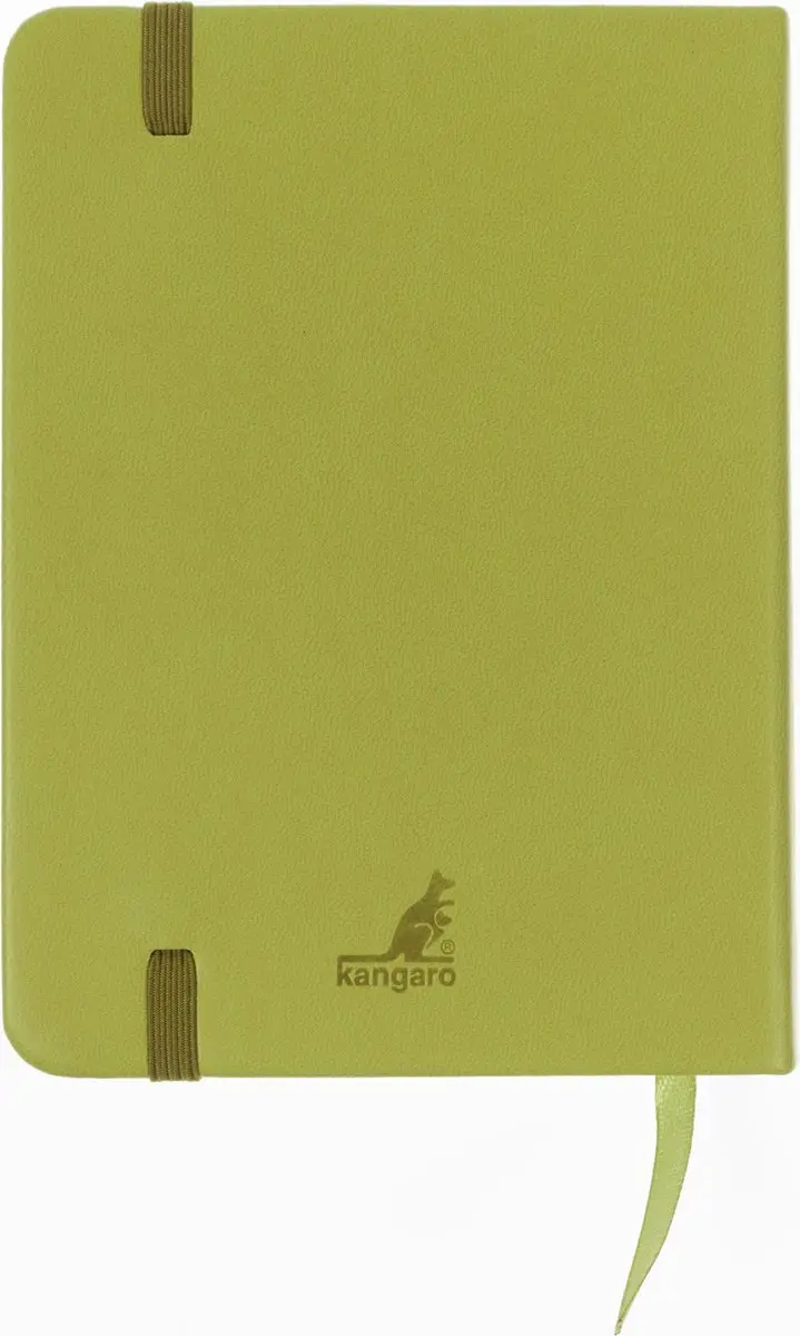 Kangaro K-861219 Schetsboek A6 - Lime Groen - PU-Hardcover - afbeelding 6 van 6