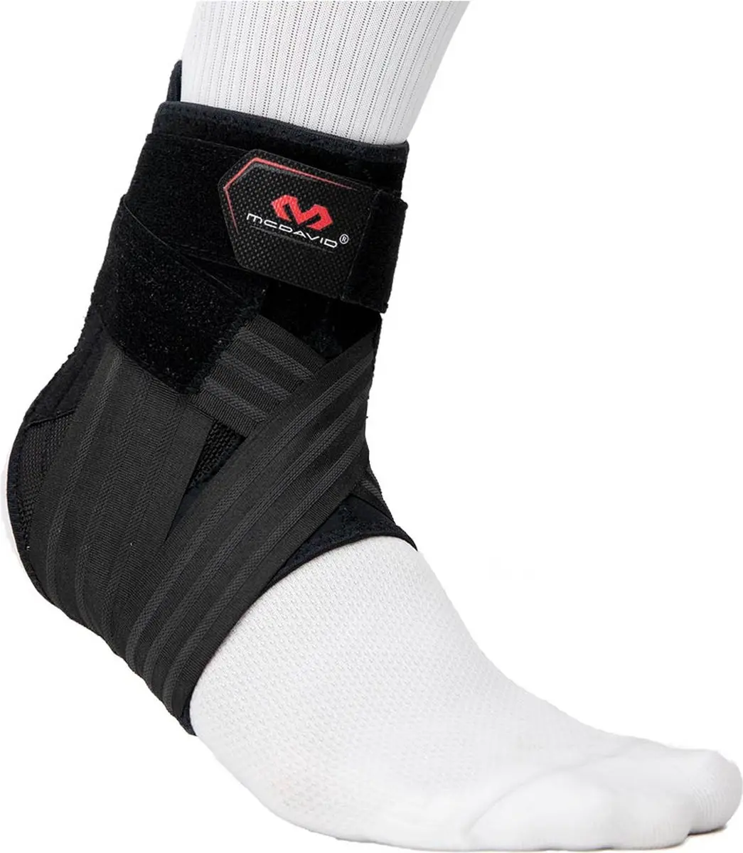 McDavid Phantom 3+ Enkelbrace M - Zwart - afbeelding 6 van 6