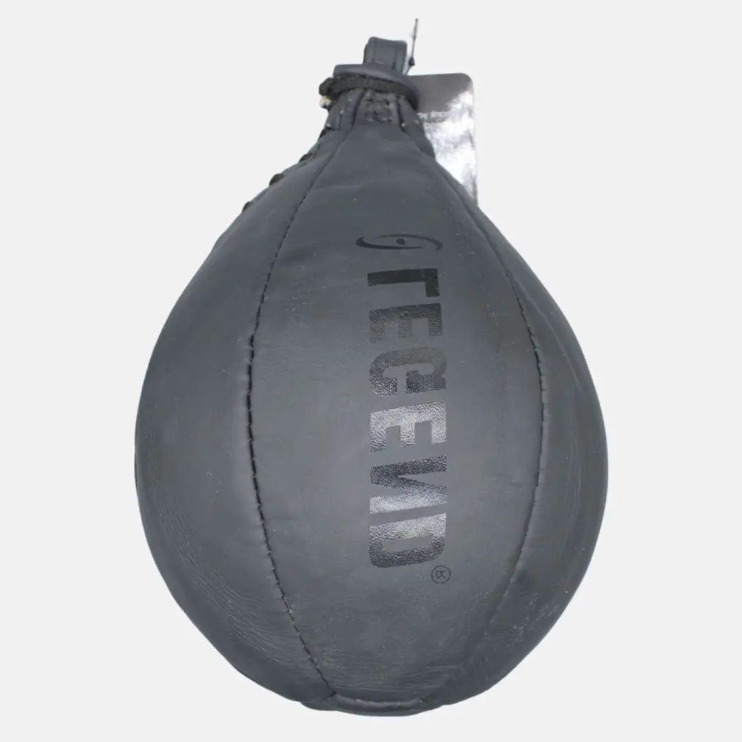 Legend Speedball Lederen Boksbal - Mat Zwart