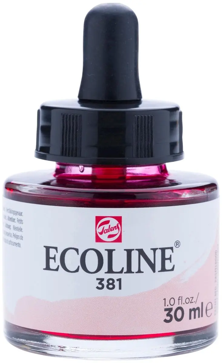 Ecoline 381 Pastelrood Verf 30ml