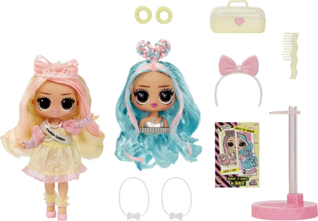 LOL Surprise! Braids-2-Waves Winnie Swap Pop - 16,5 cm - MPN 591733EUC