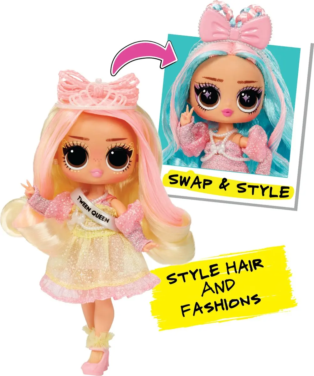 LOL Surprise! Braids-2-Waves Winnie Swap Pop - 16,5 cm - MPN 591733EUC - afbeelding 6 van 6