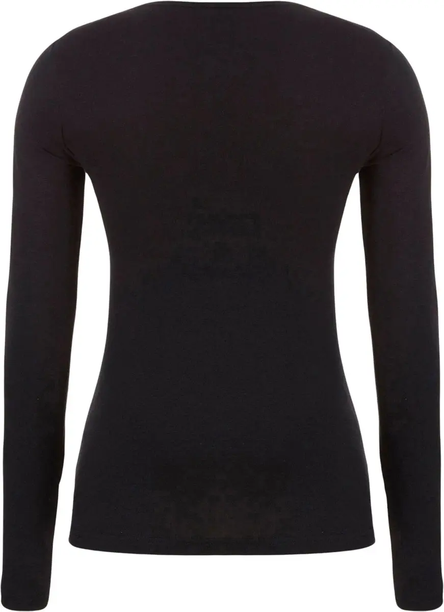 Ten Cate Thermo Shirt Long Sleeve Dames - Maat S - Zwart
