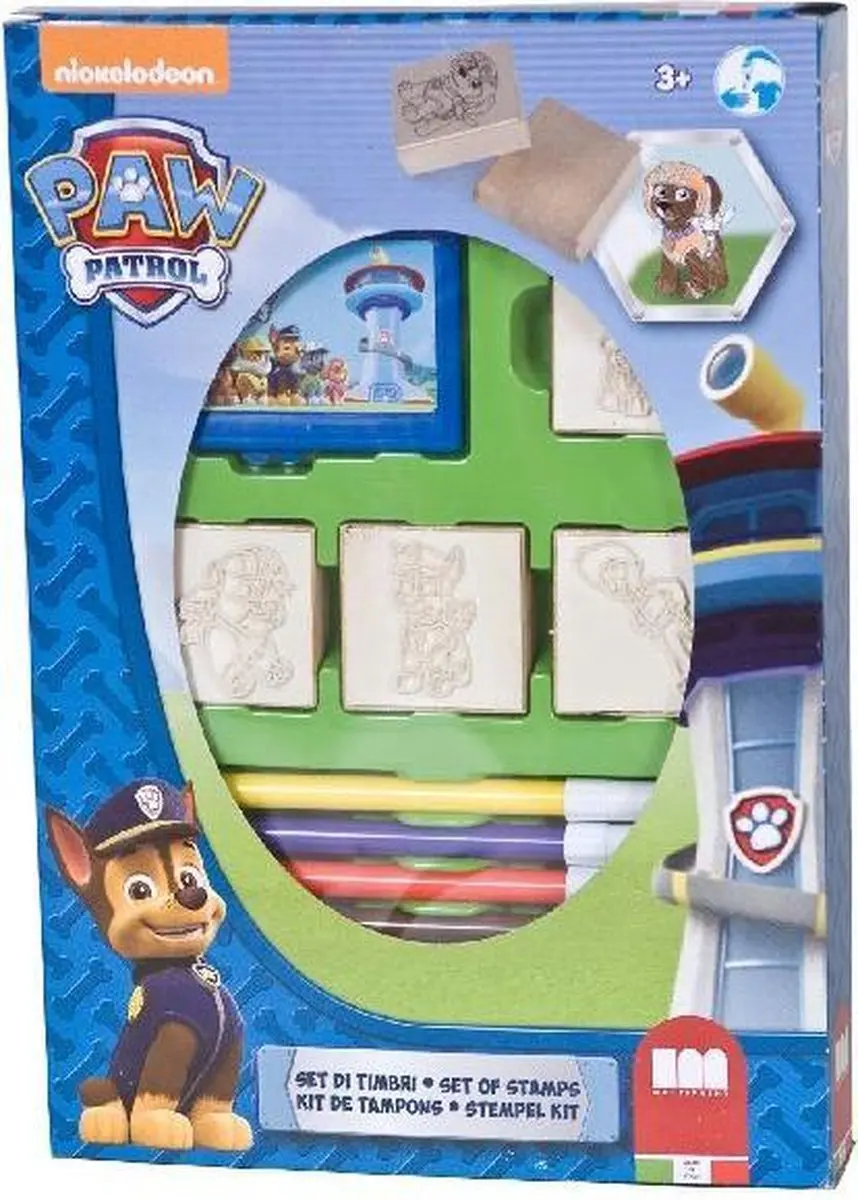 PAW Patrol Stempelset - 12 Stuks - Kleurenmix