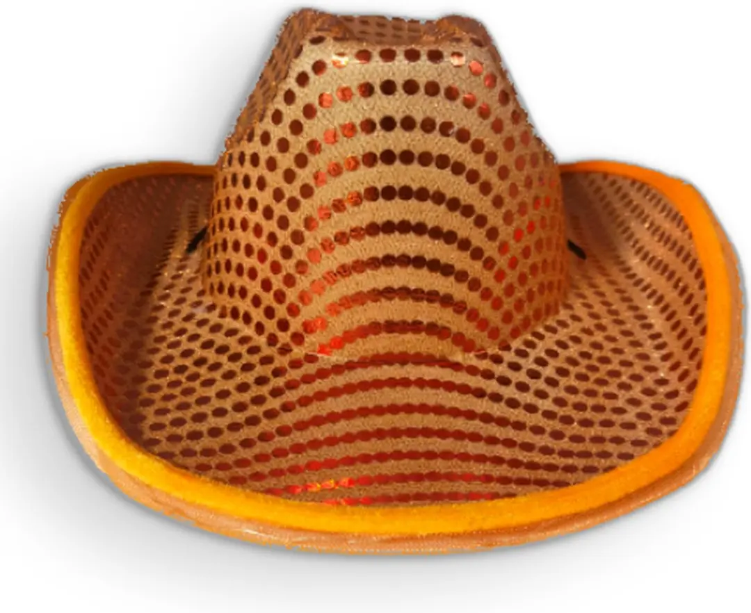 ShowTime Cowboyhoed Oranje - LED Verlichting