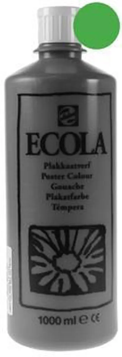 Talens Ecola Plakkaatverf Lichtgroen 1000ml