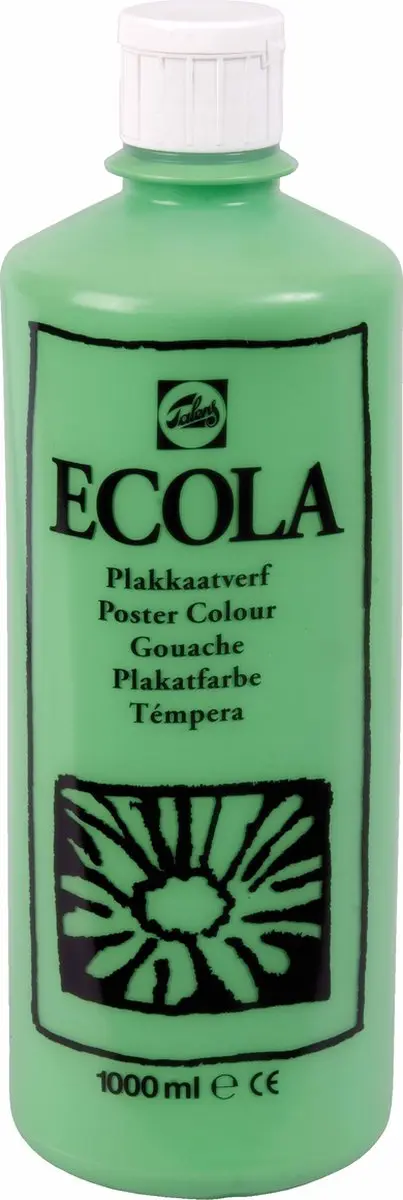 Talens Ecola Plakkaatverf Lichtgroen 1000ml