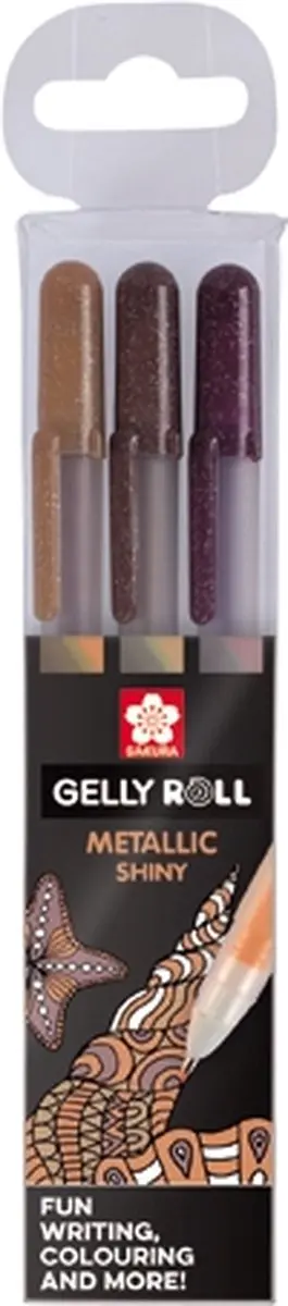 Sakura Gelly Roll Metallic Gelpen Set 3
