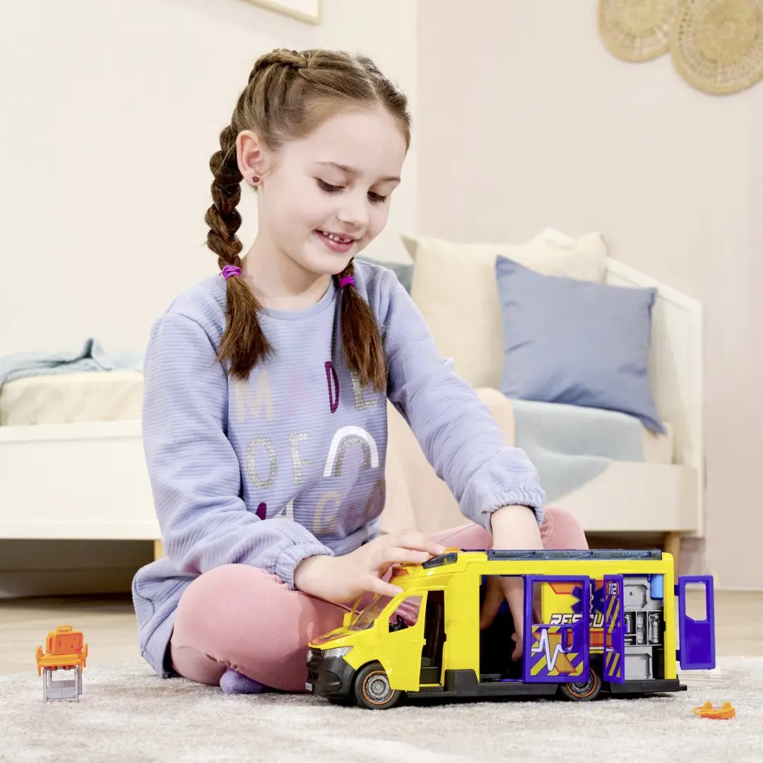 Dickie Toys Mercedes Benz Sprinter Ziekenwagen - Licht & Geluid - 203716025