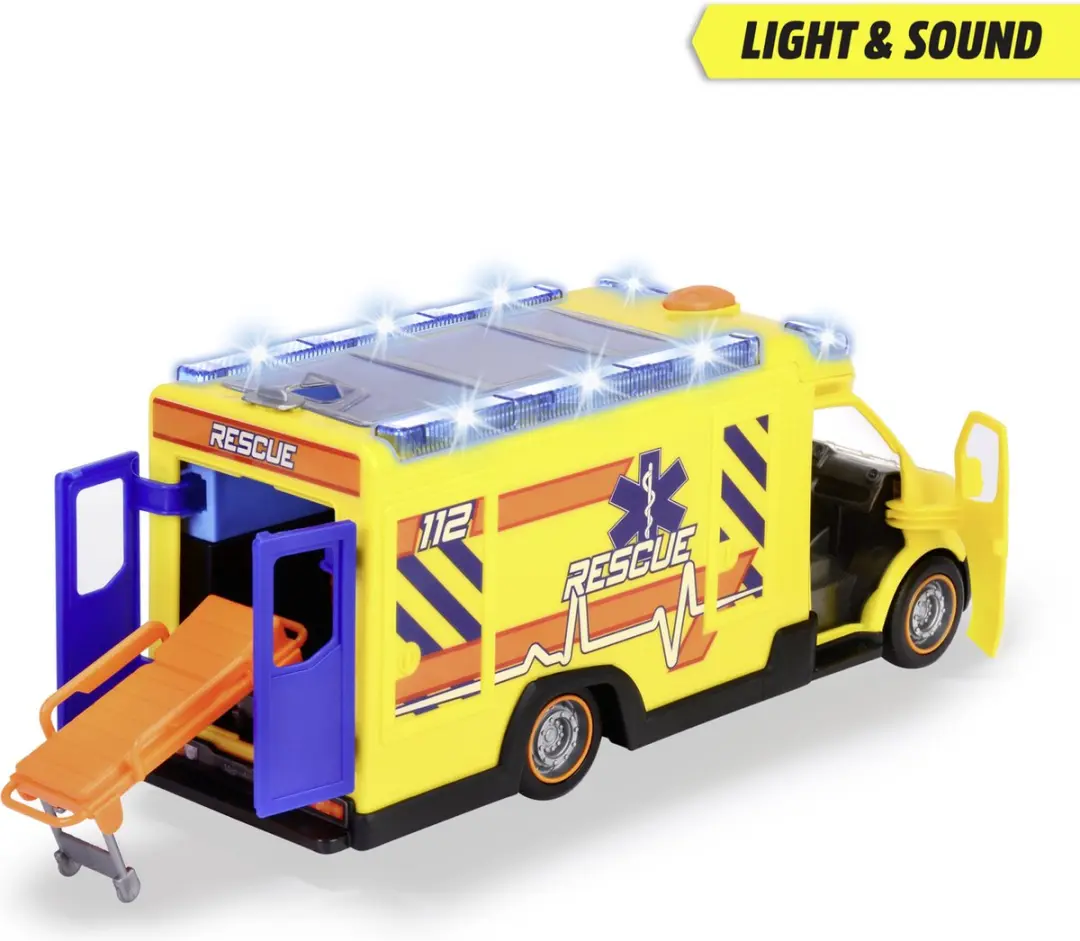 Dickie Toys Mercedes Benz Sprinter Ziekenwagen - Licht & Geluid - 203716025