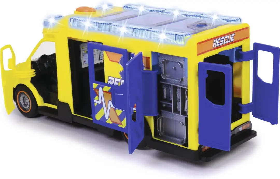 Dickie Toys Mercedes Benz Sprinter Ziekenwagen - Licht & Geluid - 203716025