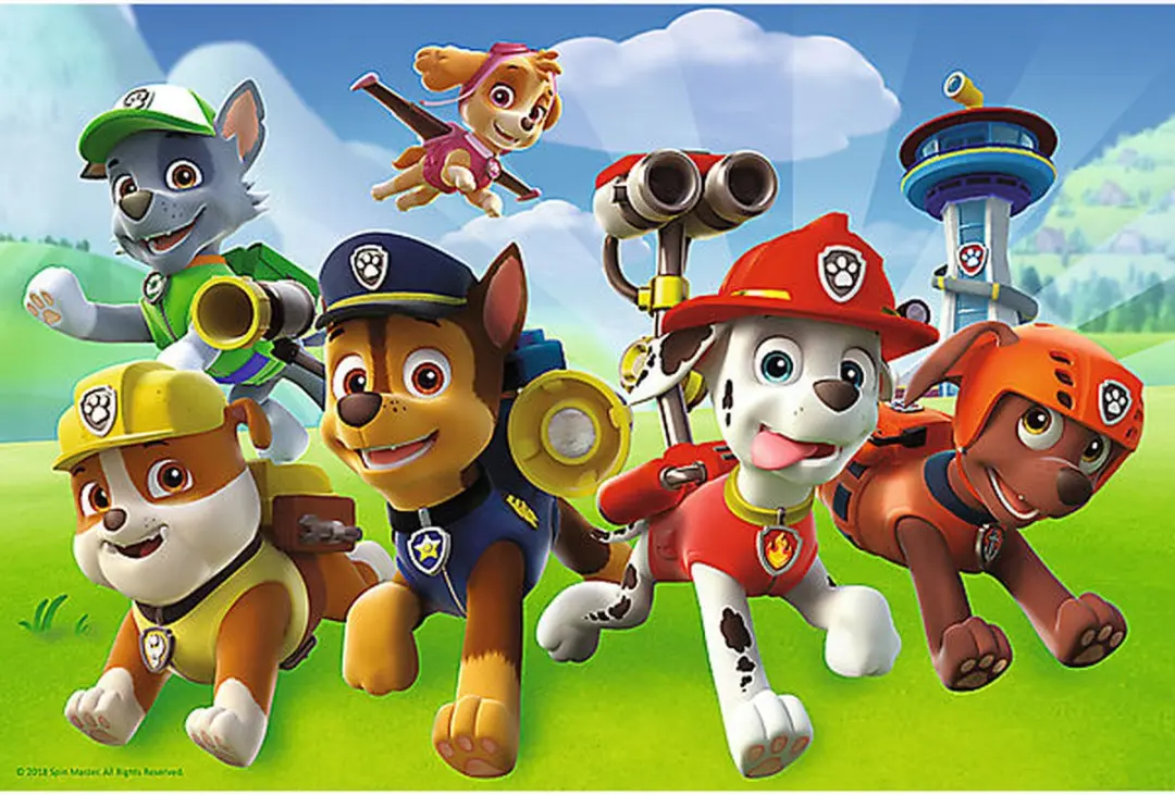 PAW Patrol One Team Puzzel 99 Stuks