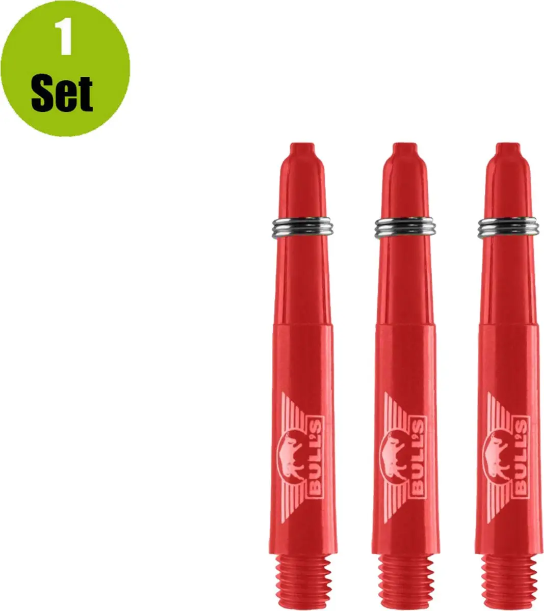 Bull's Nylon Hoes Medium - Rood - 3 Stuks