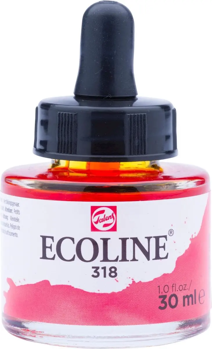 Ecoline 318 Karmijn Verf 30ml - Rood